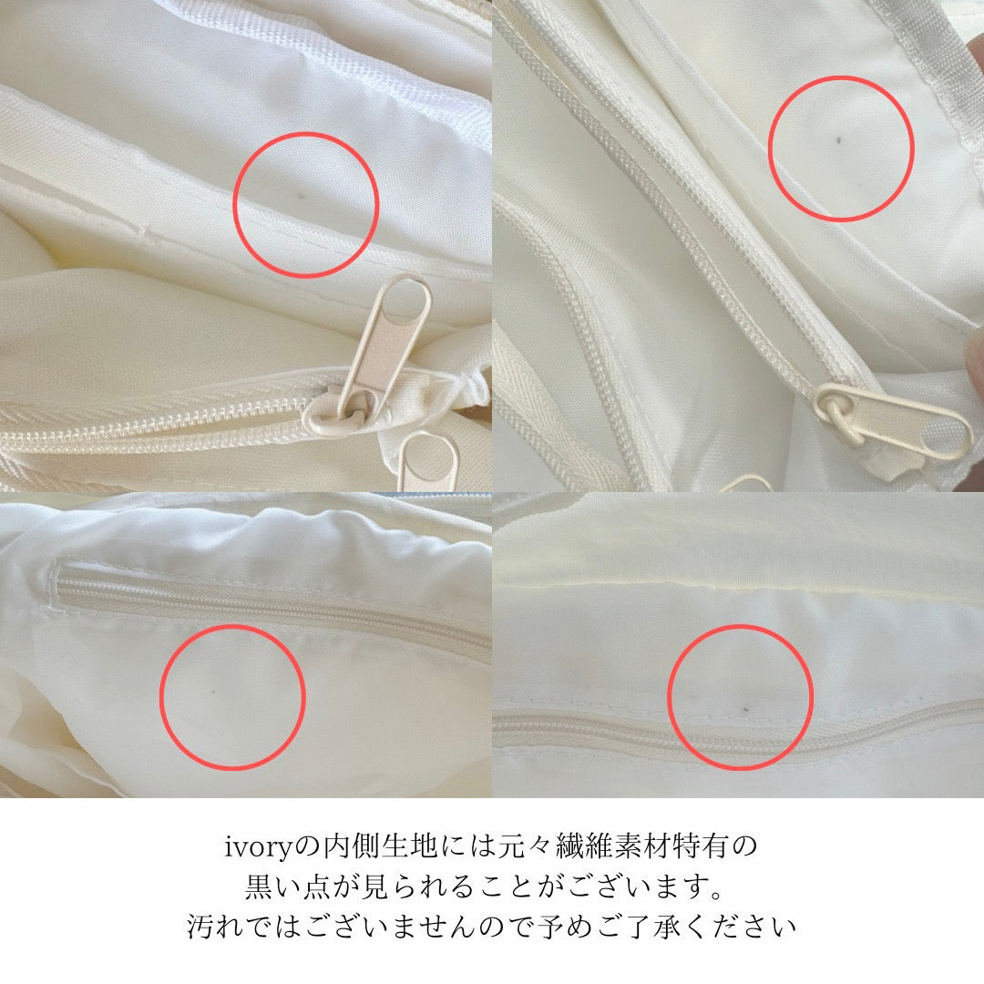《OUTLET 3/24, 20시~3/27》malrun malrun big tote ivory /black
