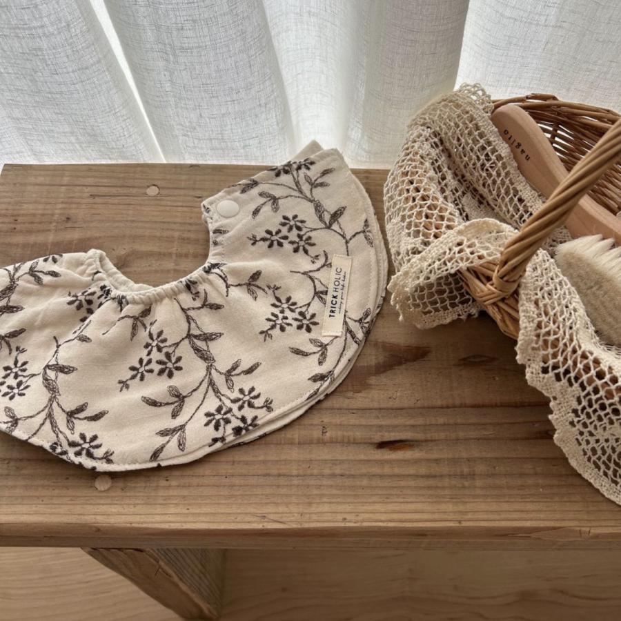 【7/8 20時~入荷】】【2点までネコポス可】new cotton bib(garden flower / vintage flower)TRICK HOLIC