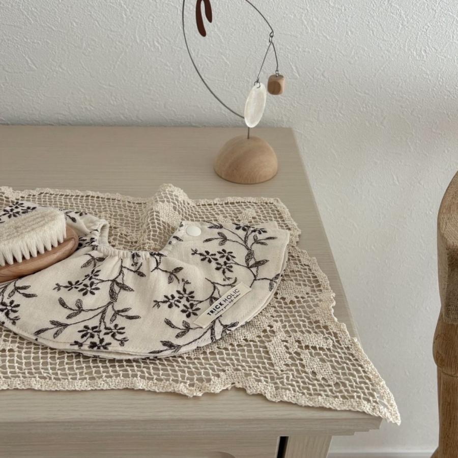 【7/8 20時~入荷】】【2点までネコポス可】new cotton bib(garden flower / vintage flower)TRICK HOLIC