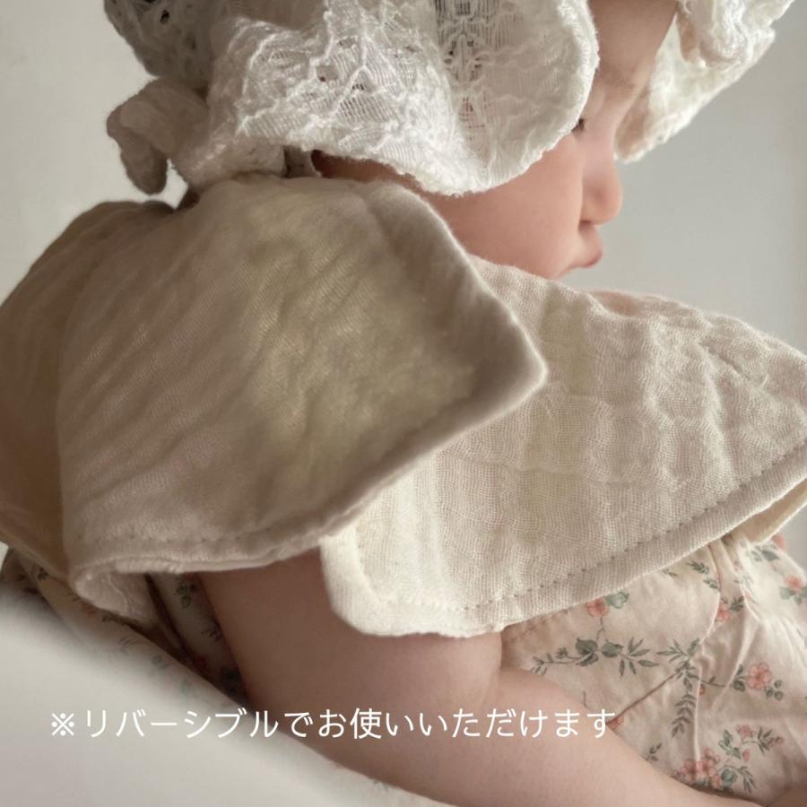 【7/8 20時~入荷】】【2点までネコポス可】new cotton bib(garden flower / vintage flower)TRICK HOLIC