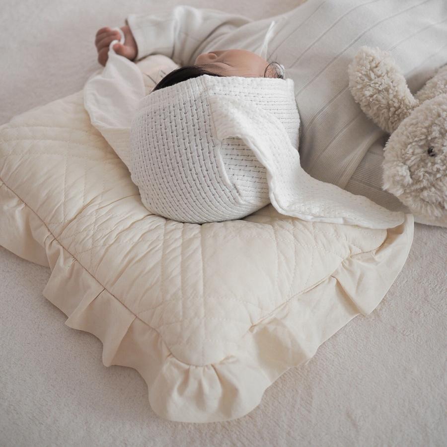 【10/1 PM4時頃再入荷】french frill pillow 21*35cm
