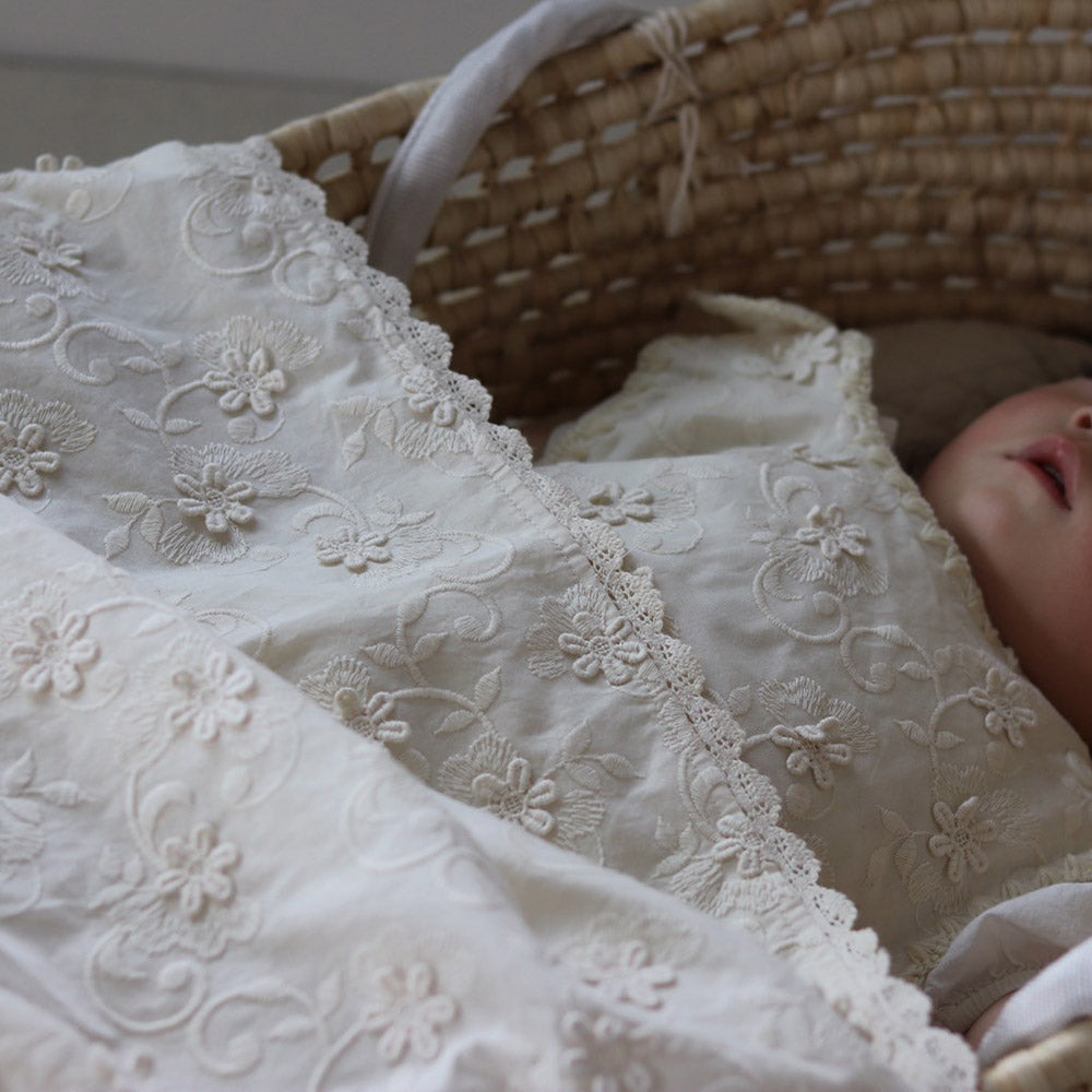 【10/1 PM4時頃再入荷】garden flower blanket - L size -
