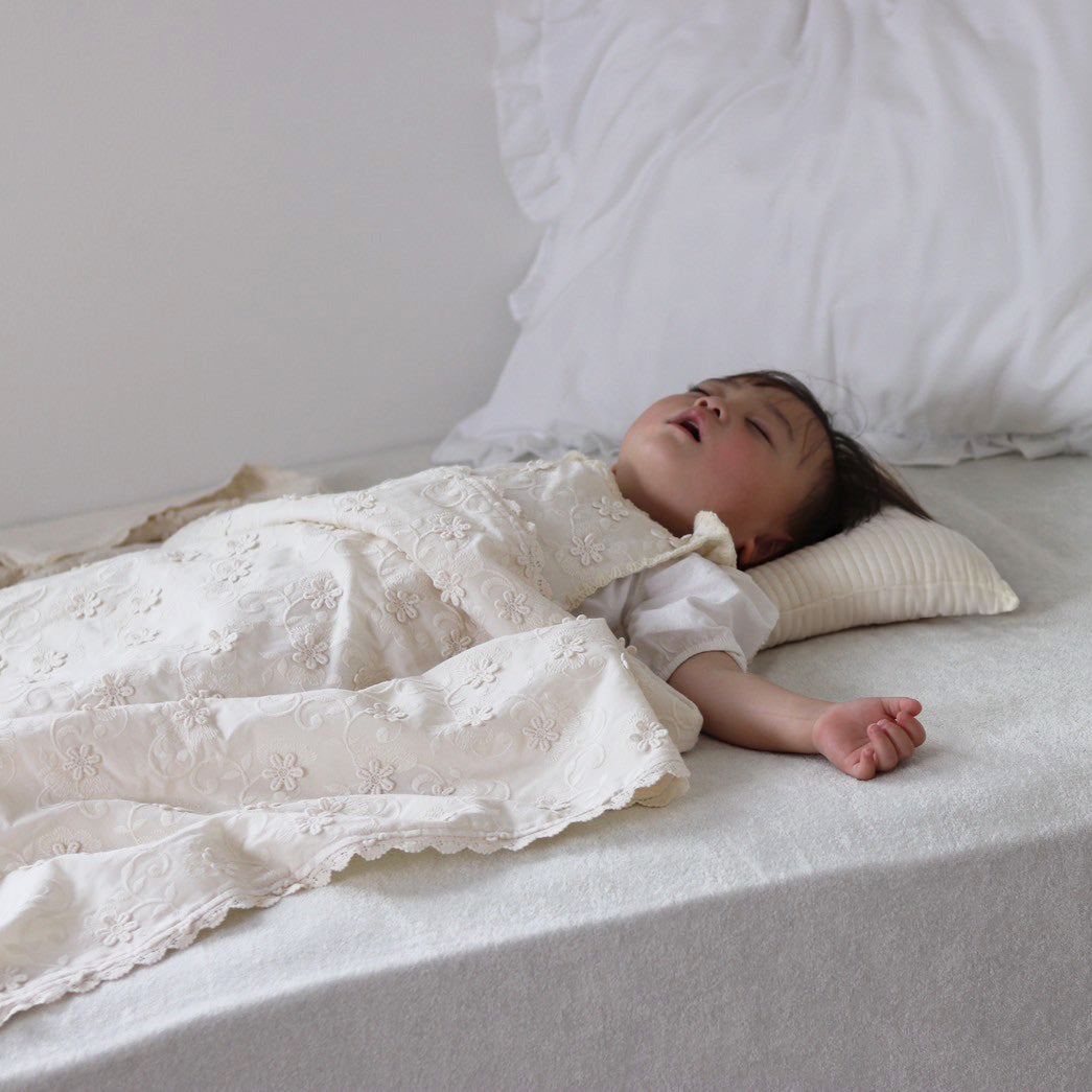 【10/1 PM4時頃再入荷】garden flower blanket - L size -