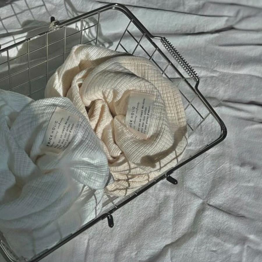 new Muslin Swaddle 2-Piece Set with Burp Cloth TRICK HOLIC