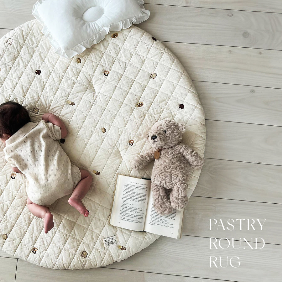 【10/4 PM4時頃再入荷】round rug - pastry -