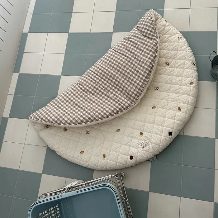 【10/4 PM4時頃再入荷】round rug - pastry -