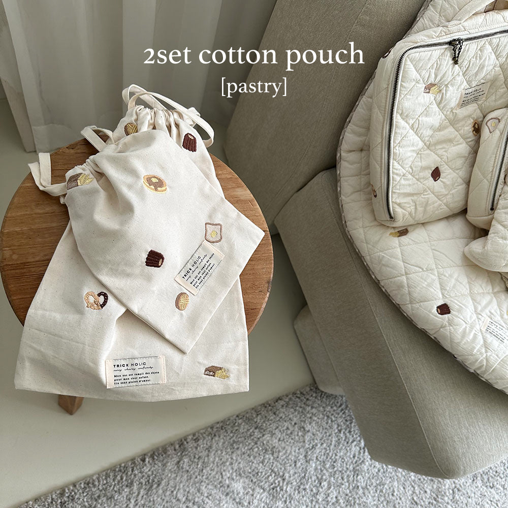 cotton pouch pastry