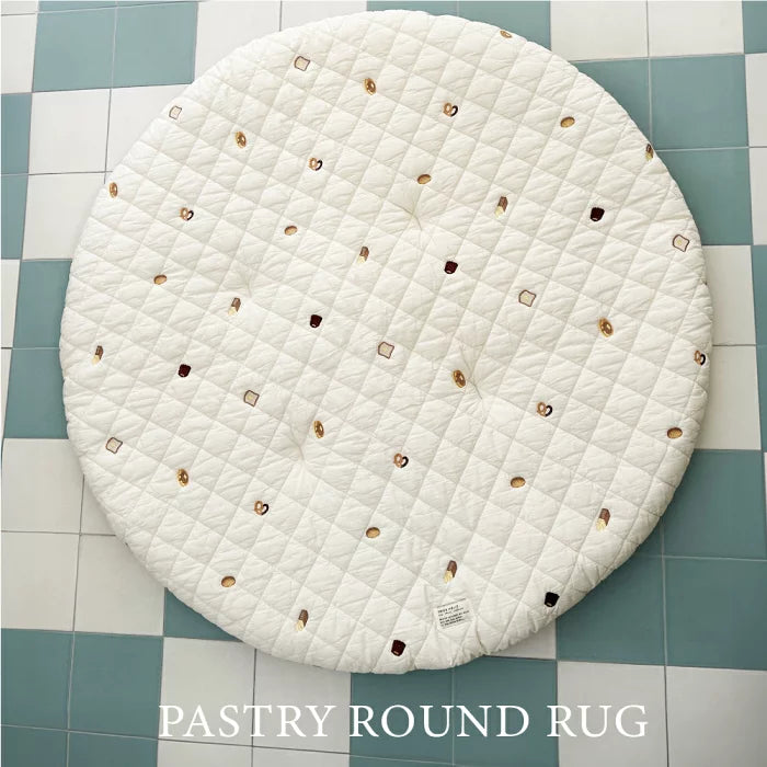 【10/4 PM4時頃再入荷】round rug - pastry -