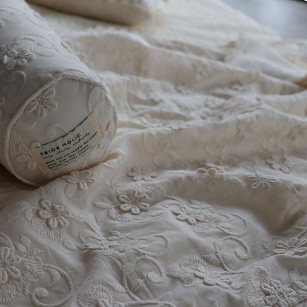 《OUTLET》garden flower blanket - L size -