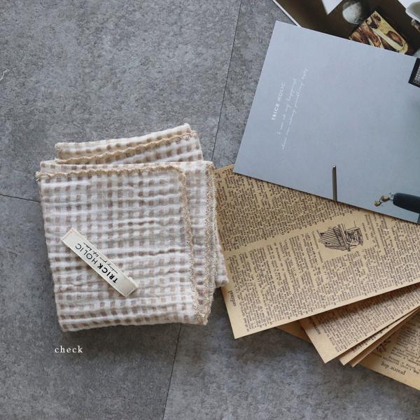 《OUTLET》Some fabric defects etc. gauze handkerchief