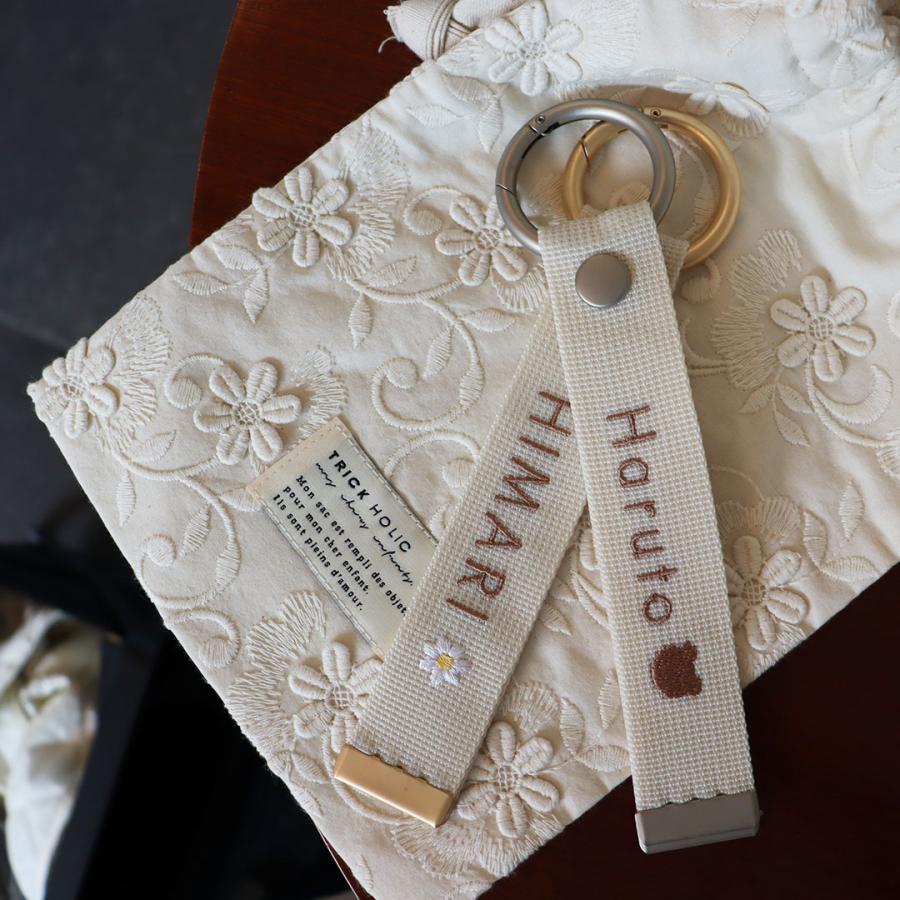 《OUTLET》cotton pouch garden flower, vintage flower ※メール便可