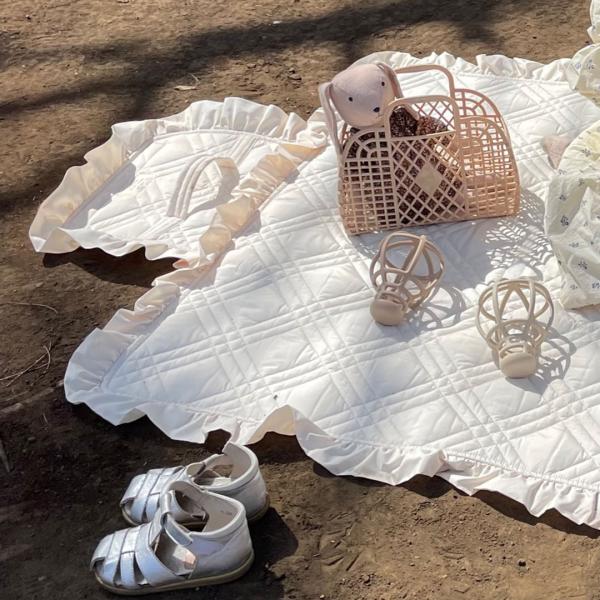 《OUTLET 3/24, 20시~3/27》picnic mat(약 95×145 cm) 트릭 홀릭 오리지널 디자인 레저 시트