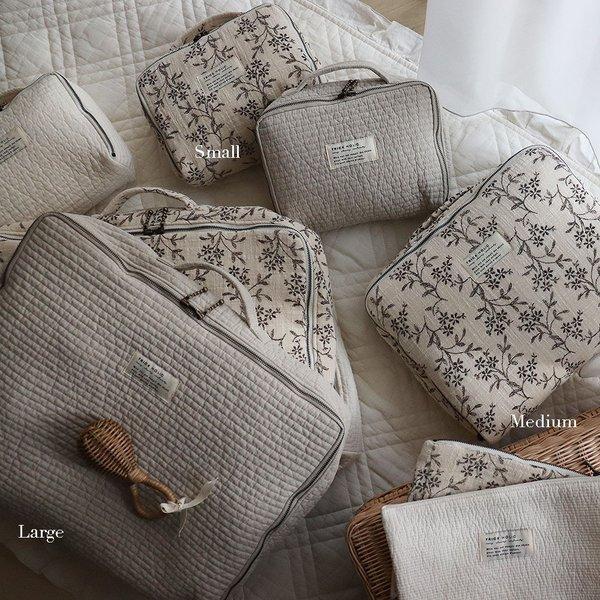 《OUTLET 3/24, 20시~3/27》quilting trunk bag 퀼팅 트렁크 백 S 사이즈 기저귀 케이스 기저귀 가방 트릭 홀릭