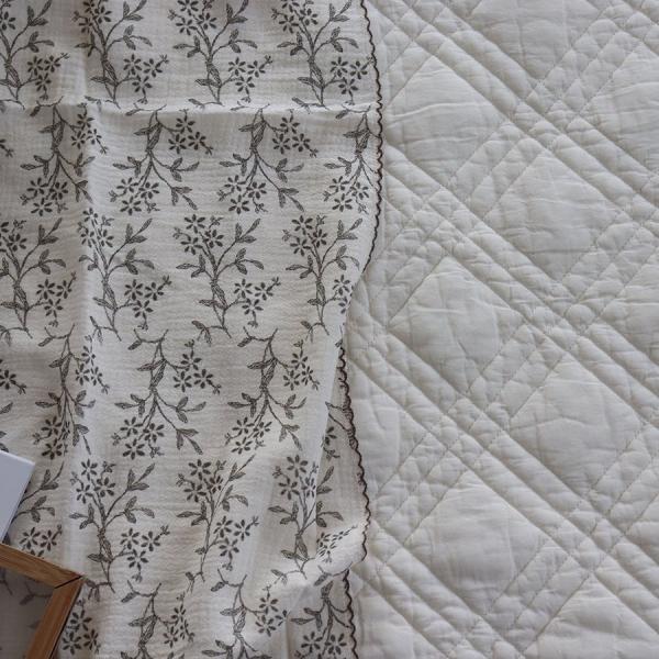 《OUTLET》中綿増量 french frill quilt ibul 中綿プラス(約150×200cm)