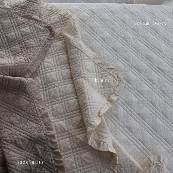 《OUTLET》中綿増量 french frill quilt ibul 中綿プラス(約150×200cm)