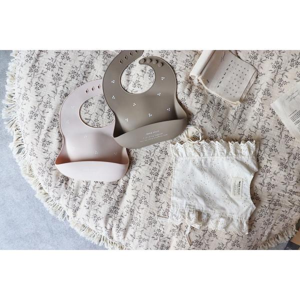 《OUTLET 3/24, 20시~3/27》Silicon bib cherry 트릭 홀릭 TRICKHOLIC 소재의 스레 일부 제조시의 얼룩 등 식사 앞치마 실리콘 비브