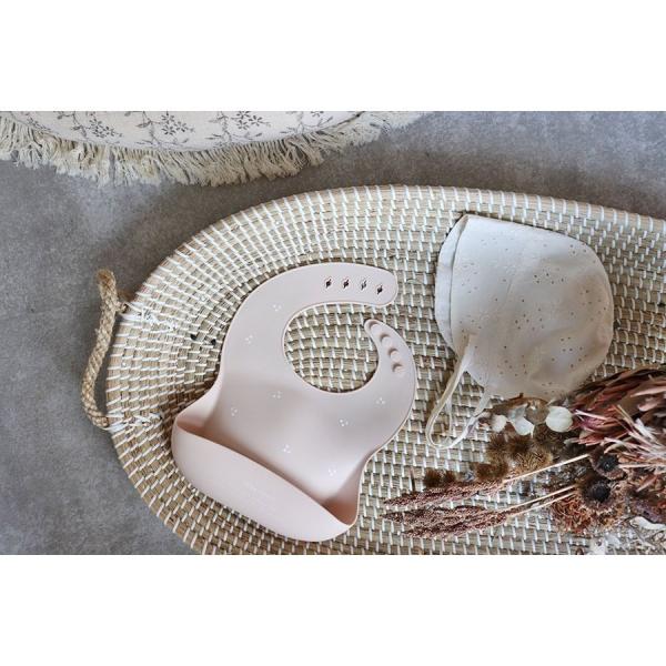 《OUTLET 3/24, 20시~3/27》Silicon bib cherry 트릭 홀릭 TRICKHOLIC 소재의 스레 일부 제조시의 얼룩 등 식사 앞치마 실리콘 비브