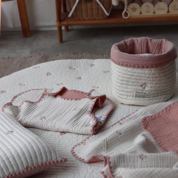 cotton quilting basket - S size -