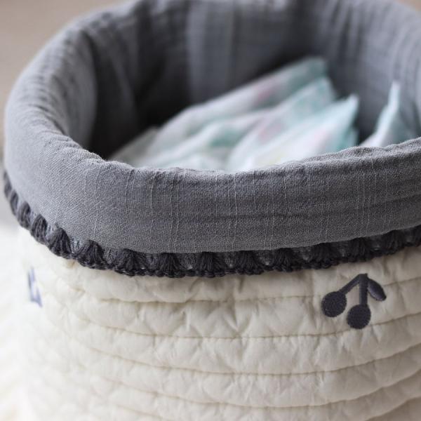 cotton quilting basket - S size -