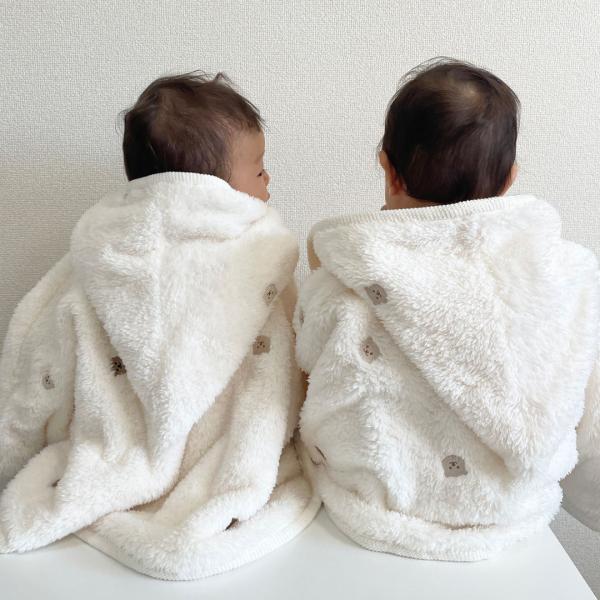 fuwafuwa fur cape -embroidery -