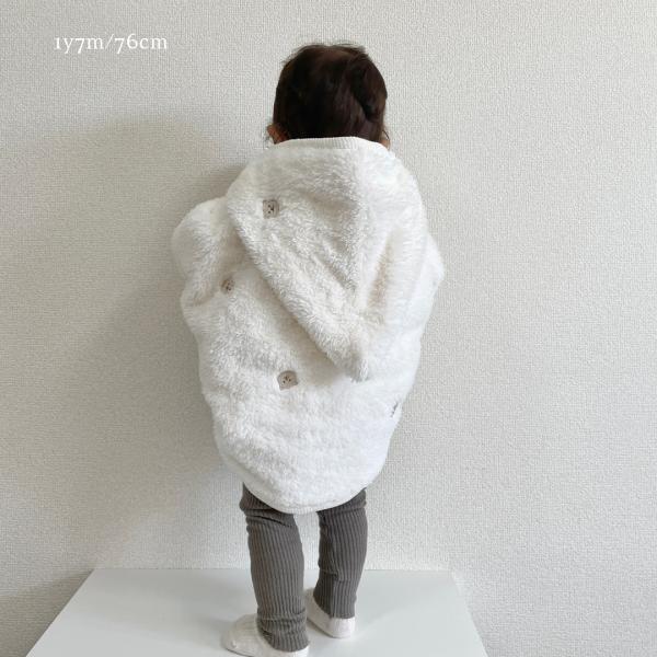 fuwafuwa fur cape -embroidery -