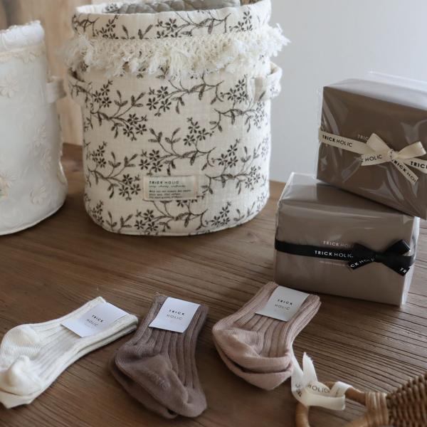 rib socks 3set