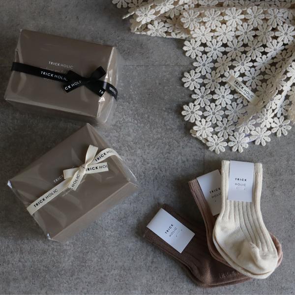rib socks 3set