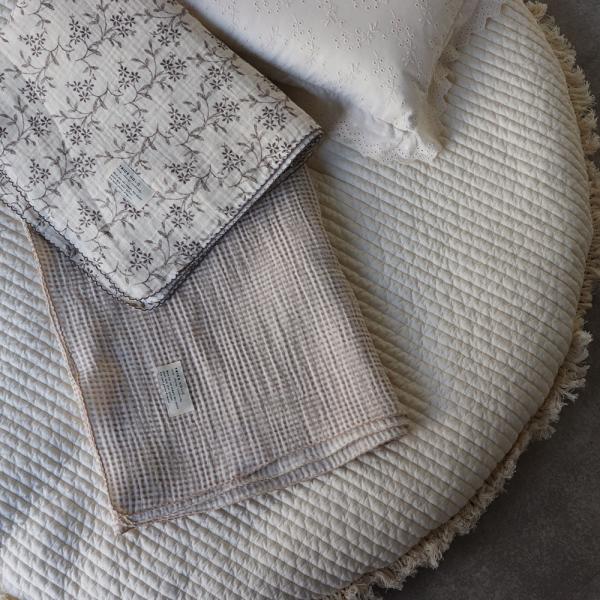 vintage flower gauze blanket S-size