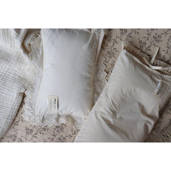 ribbon vintage lace pillow (cover+ inner cushion)