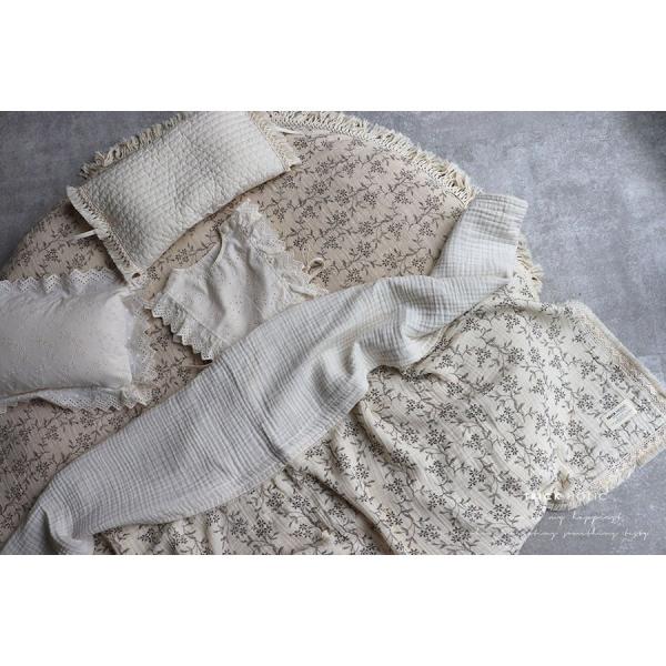 ribbon vintage lace pillow (cover+ inner cushion)