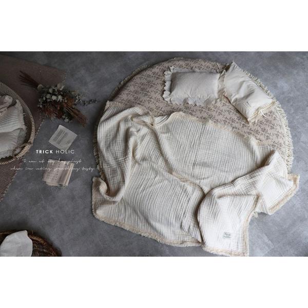 ribbon vintage lace pillow (cover+ inner cushion)