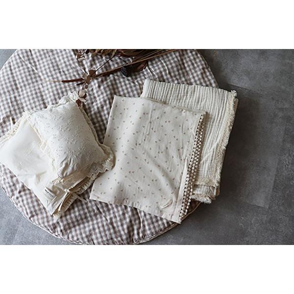 ribbon vintage lace pillow (cover+ inner cushion)