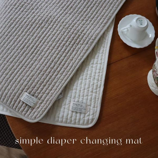 diaper changing mat waterproof plain