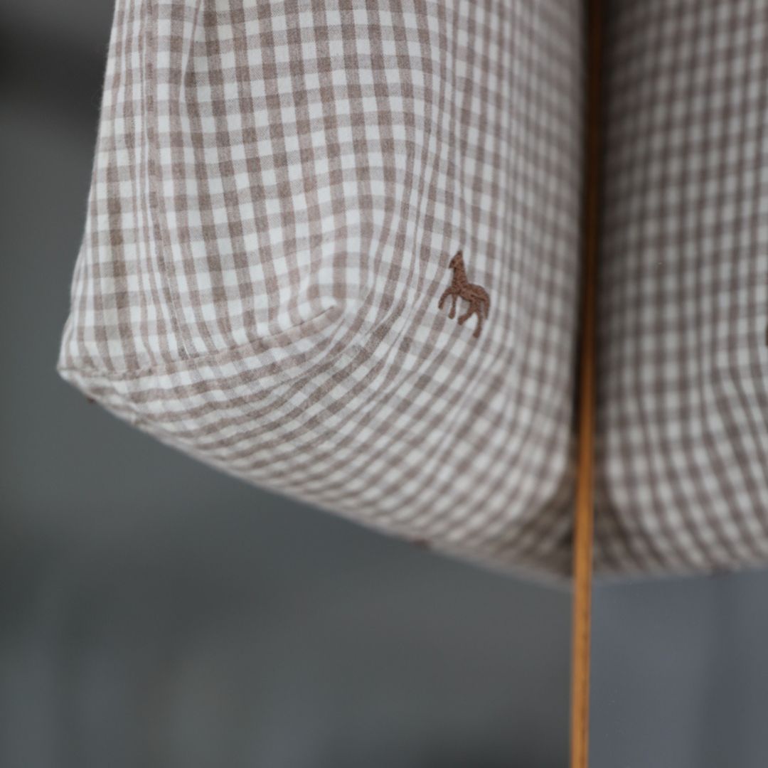 【6/4, 20時 再入荷】【1点までネコポス可】new コットンバッグ　馬柄刺繍　本場韓国製 オリジナルトランクバッグ　トリックホリック