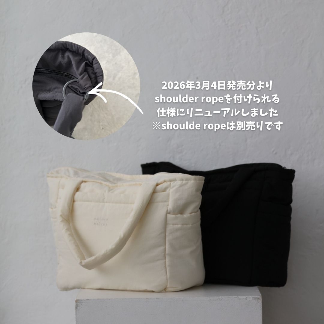 7/3 PM 2時頃再入荷 ivory】renewal malrun malrun big tote ivory