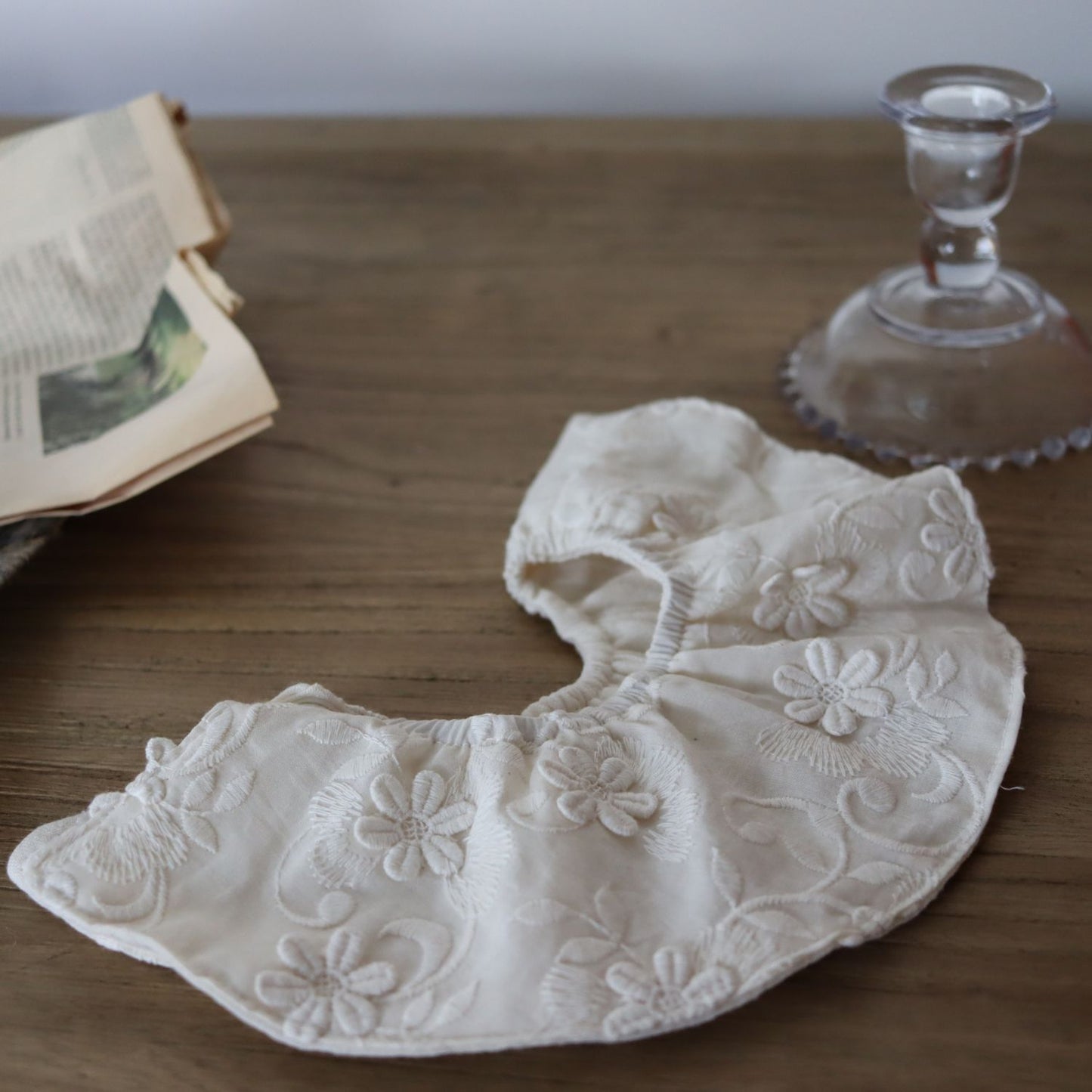 【11/20 20時～再入荷】【2点までネコポス可】new cotton bib（garden flower / vintage flower）TRICK HOLIC