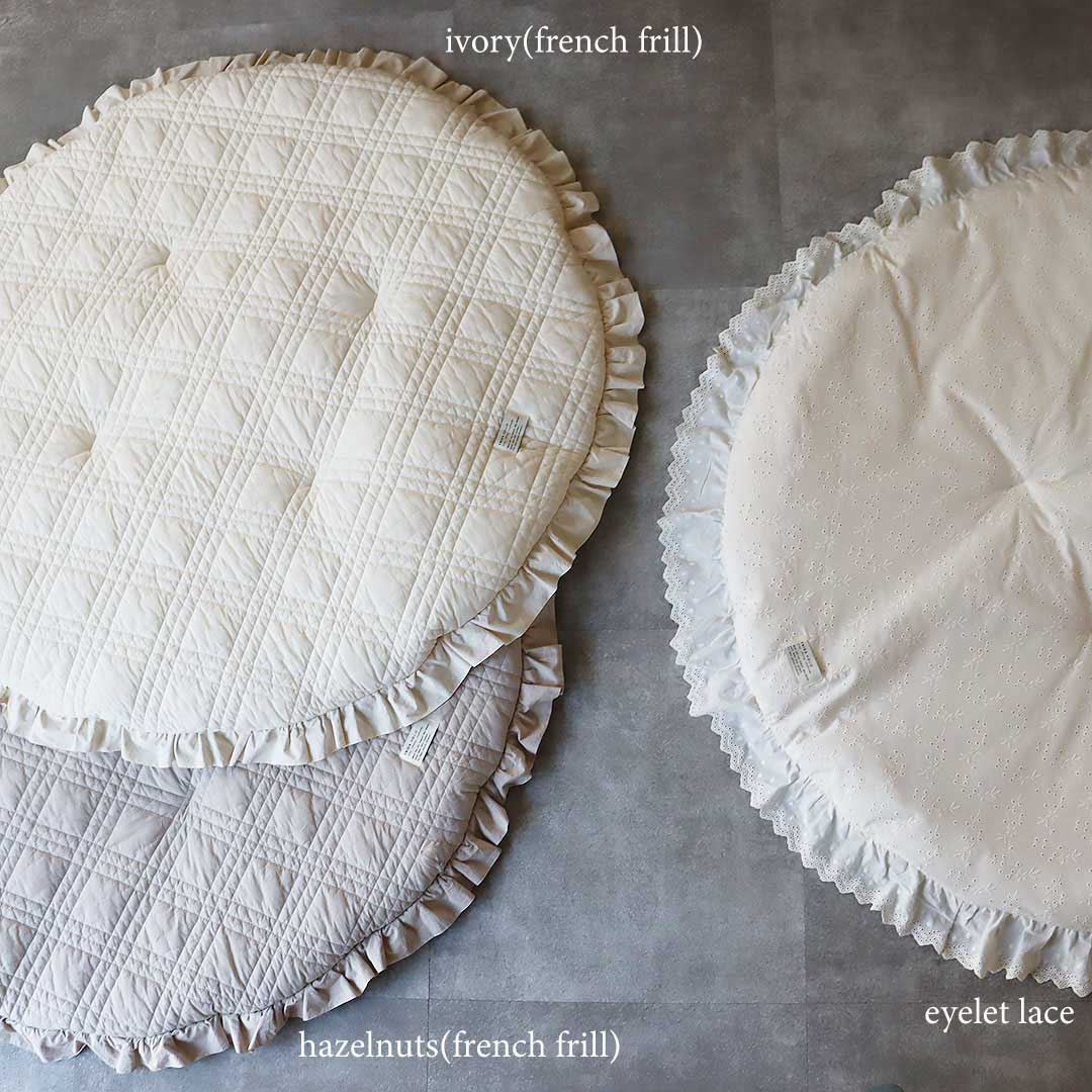 reversible quilting round rug