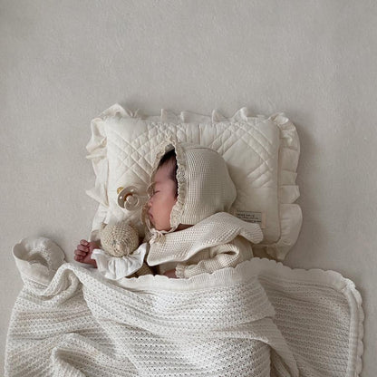 《OUTLET》french frill pillow 21*35cm