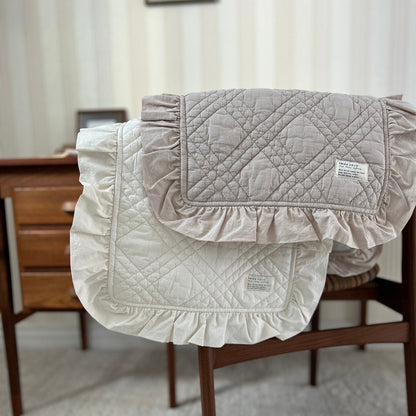 [Restock on 2/1 at around 11am] ibul diaper changing mat waterproof - french frill -