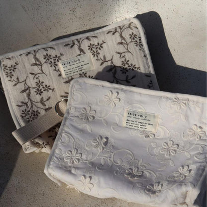 new Hanging pouch garden flower / vintage flower