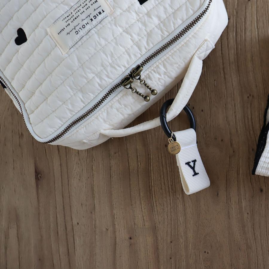 《OUTLET》Heart trunk bag S-size Trunk bag Nubi Heart Embroidered trunk bag Diaper case Diaper bag