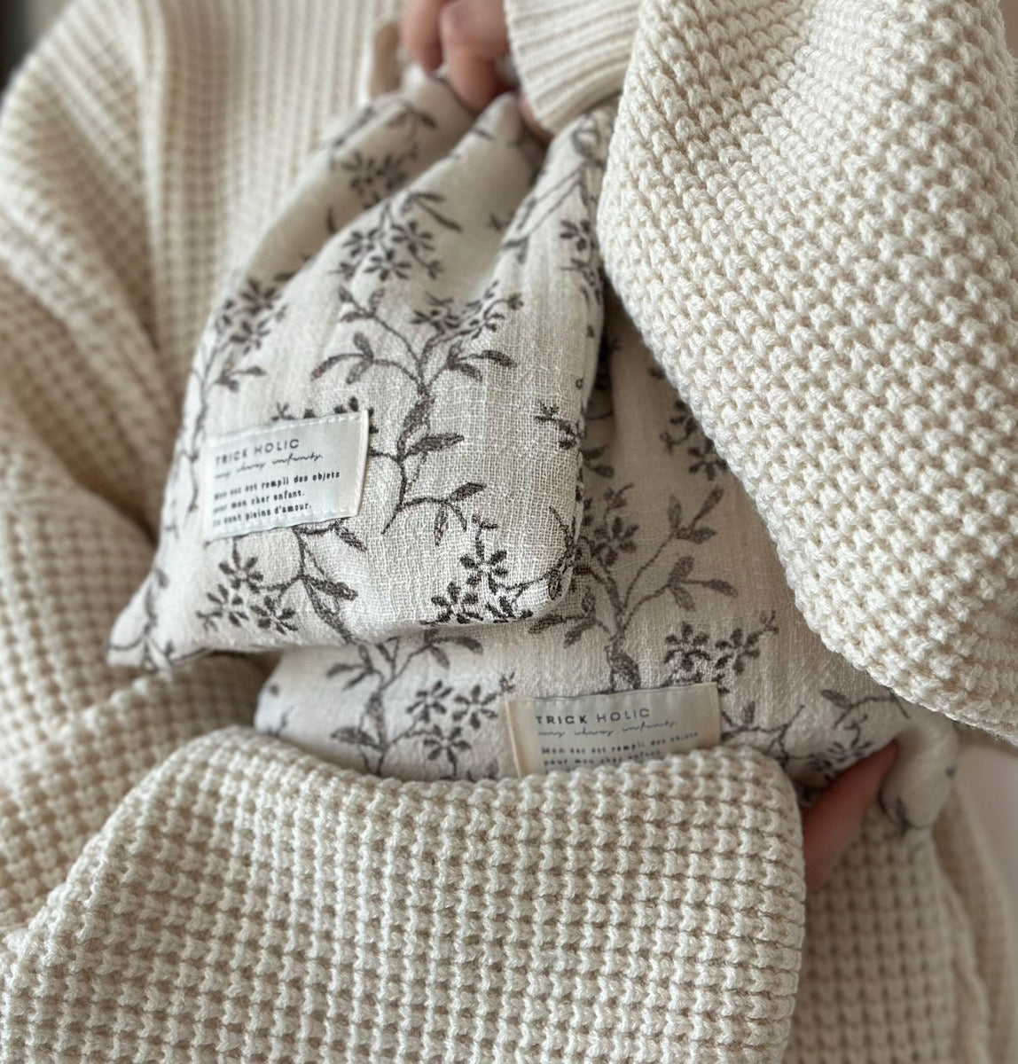 [2/26午後4～5時前後再再入荷] cotton pouch garden flower, vintage flower
