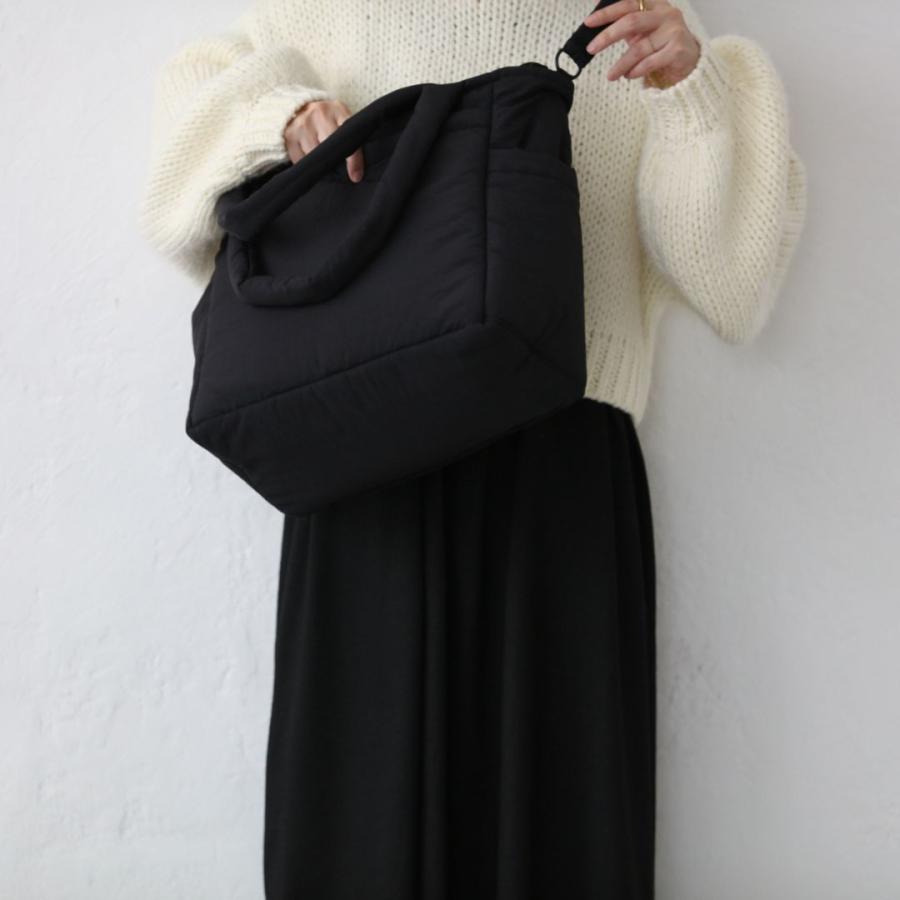 【6/3 AM 11時頃再入荷】new malrun malrun big tote cross set  ivory /black