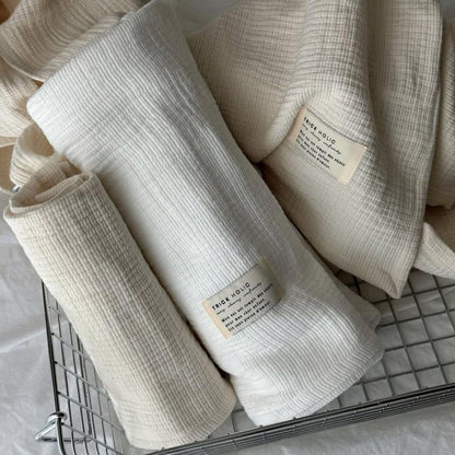new Muslin Swaddle 2-Piece Set with Burp Cloth TRICK HOLIC