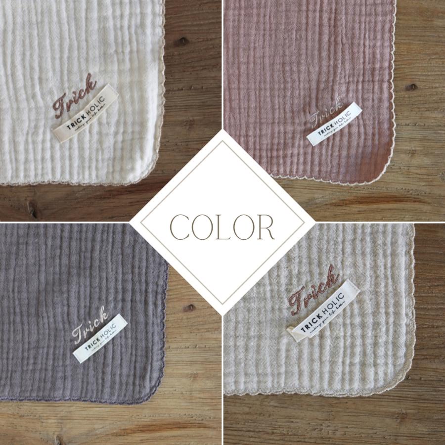 発売 10/14, 20時【名入れ商品10文字まで】gauze handkerchief（約30×30cm）【5点までネコポス可】ガーゼ　ハンカチ　本場韓国製 オリジナルハンカチ