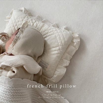 《OUTLET》french frill pillow 21*35cm