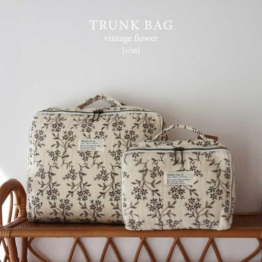 【7/8 20時～再入荷】【Sサイズのみ1点までネコポス可】trunk bag vintage flower