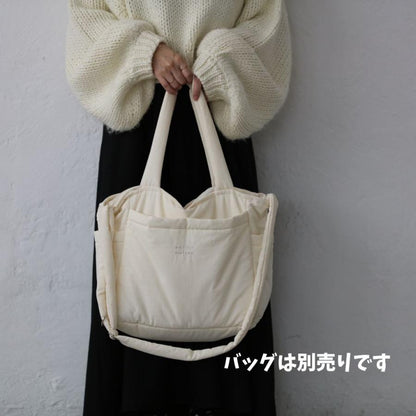 【3/4、20時〜発売】【5点までネコポス可】new malrun malrun shoulder rope［large］　ivory / black
