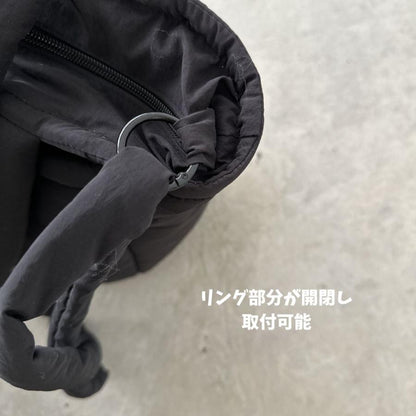 【3/4、20時〜発売】【5点までネコポス可】new malrun malrun shoulder rope［large］　ivory / black