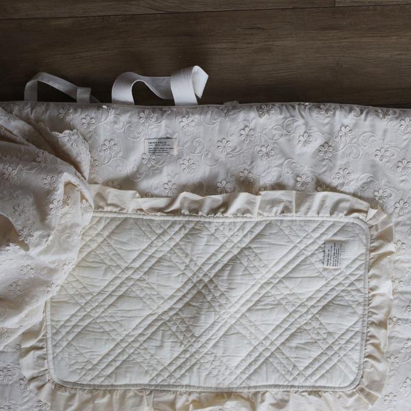 [Restock on 2/1 at around 11am] ibul diaper changing mat waterproof - french frill -